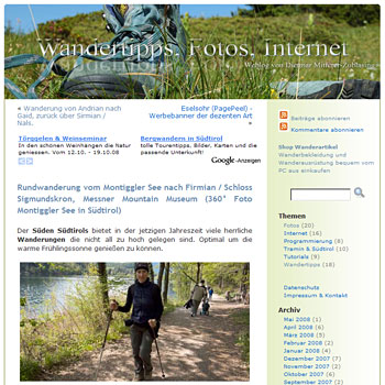 Wanderungen Südtirol